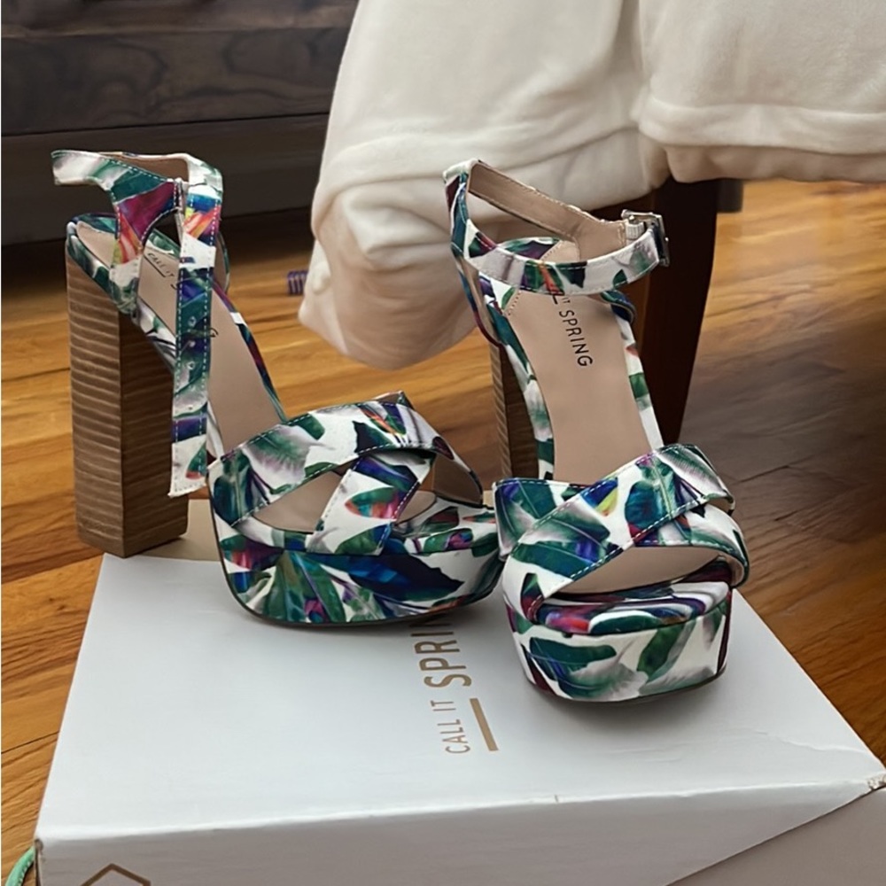 Floral heels
